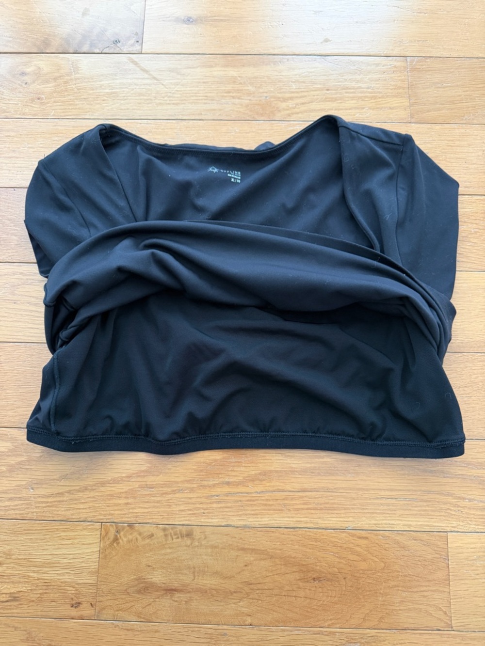 Offline by Aerie Black Real Me Square Neck Top Size XL - Picture 10 of 12
